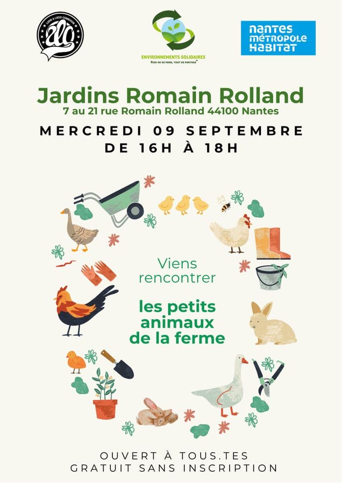 Venez rencontrer les petits animaux de la ferme et découvrir le jardin partagé! · photo 1