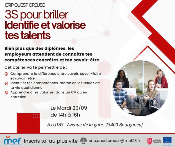 3 S pour briller : identifie et valorise tes talents · photo 1