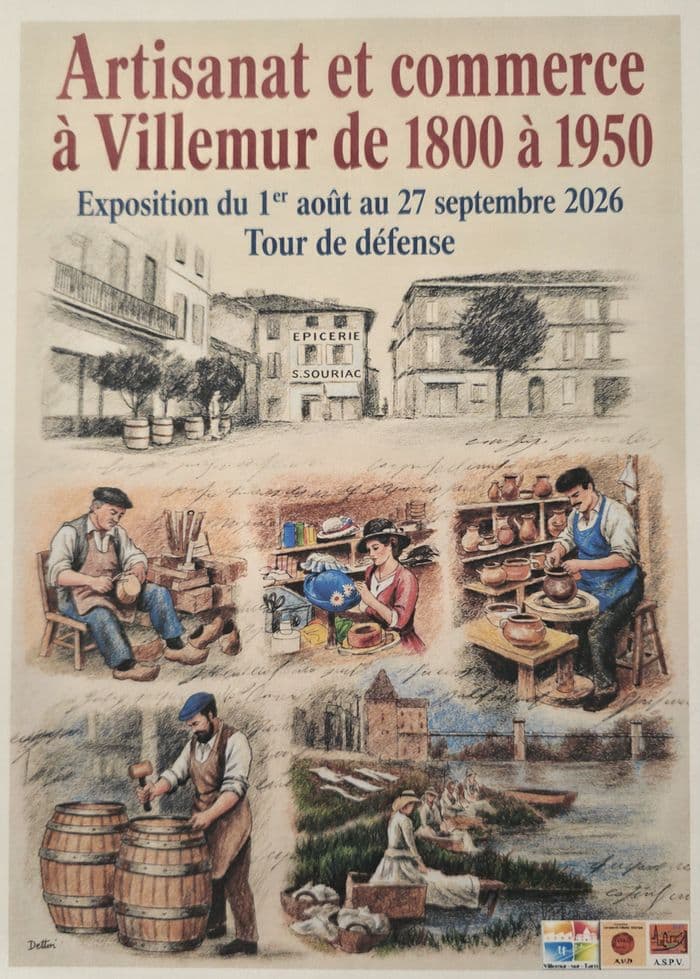 Exposition "Artisanat et commerce à Villemur de 1800 à 1950" · photo 1