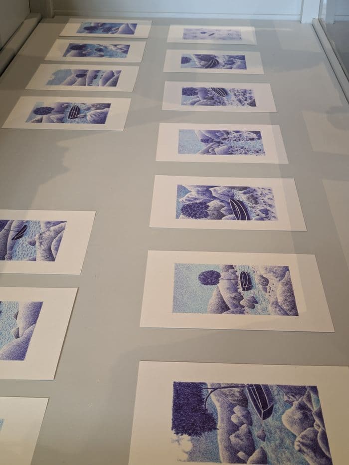 Visite libre de l'exposition Le vent n'a pas de valise - Paolo Cardona · photo 1