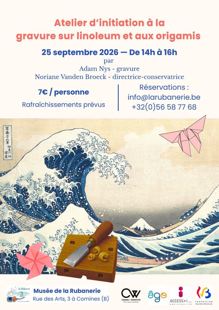 Atelier d'initiation à la gravure et aux origamis · photo 1