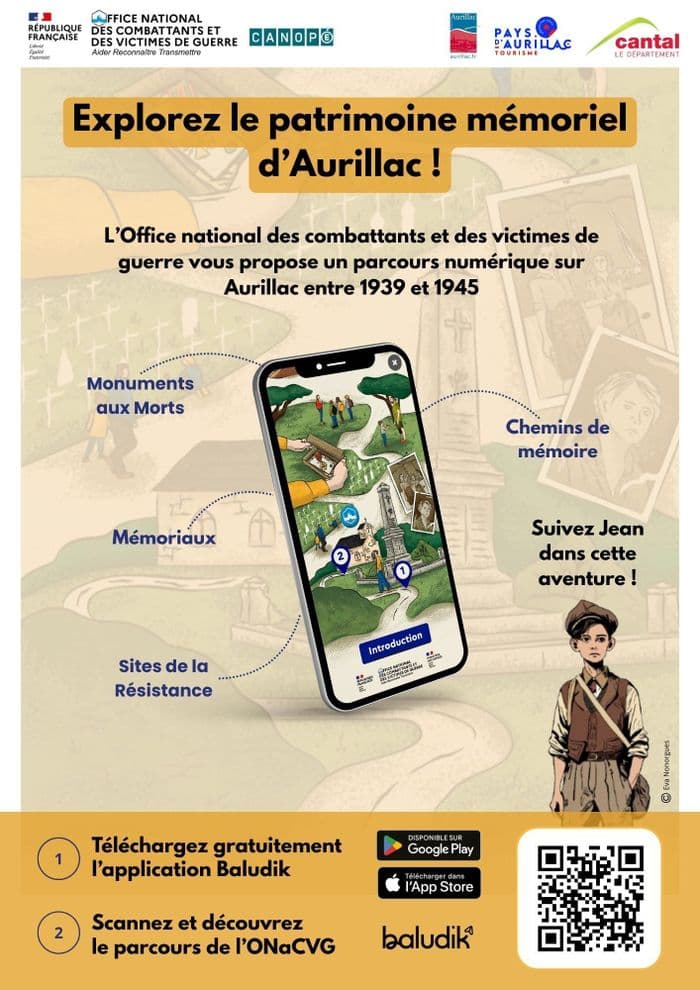 Parcours Baludik à Aurillac : 1939-1945, Histoires cachées, entre collaboration et résistance · photo 1