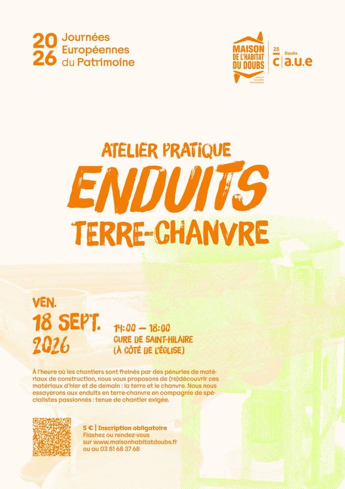 Atelier pratique : réaliser ses enduits terre-chanvre · photo 1