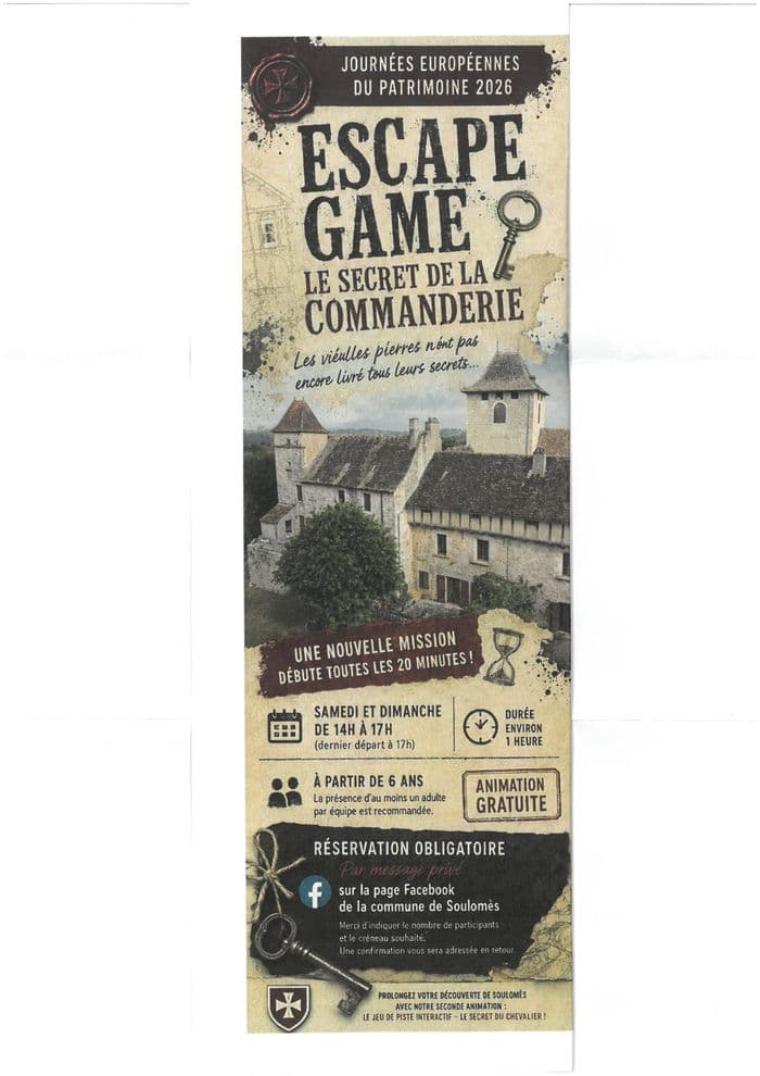 Découvrez Le Secret de la Commanderie - Escape Game · photo 1