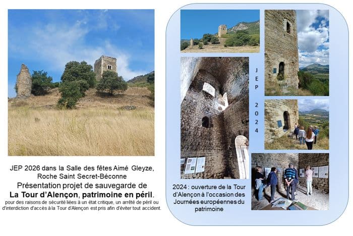 Exposition et présentation sauvegarde de la Tour d'Alençon · photo 1