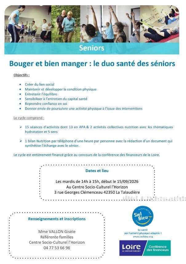 Bouger et bien manger : le duo santé des séniors · photo 1