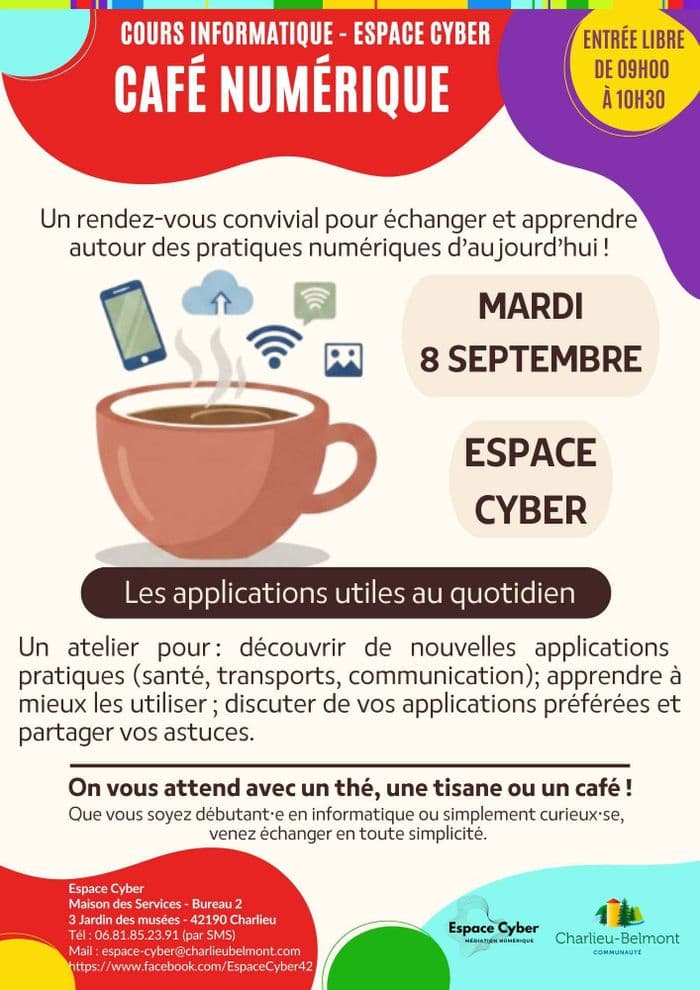 Café numérique : les applications utiles au quotidien · photo 1