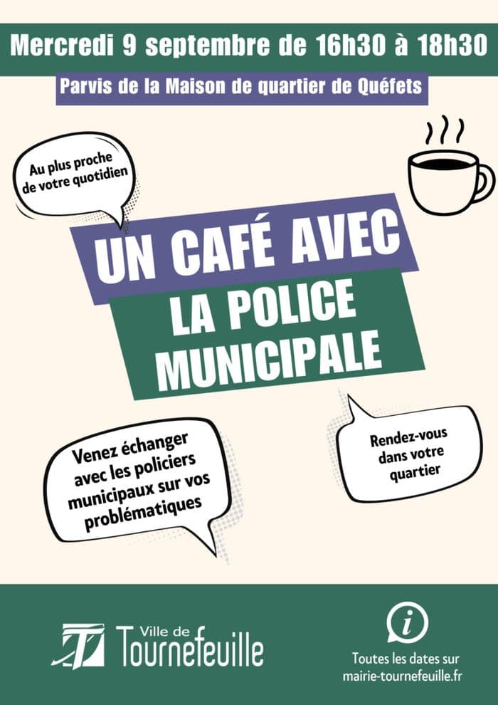 Un café avec la Police municipale - Mercredi 9 septembre · photo 1