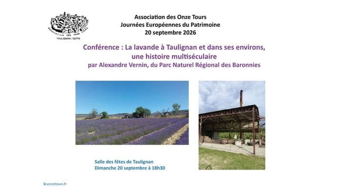 Conférence "Taulignan : La lavande à Taulignan et dans ses environs, une histoire multiséculaire" par Alexandre Vernin · photo 1