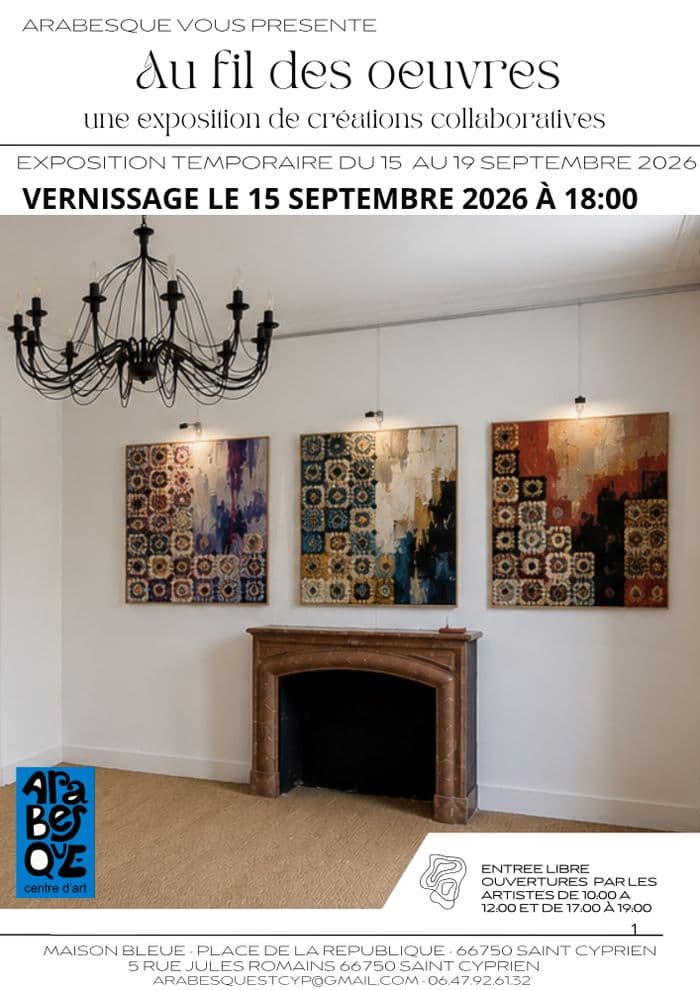 Exposition collective – Au fil des œuvres. Une exposition de créations collaboratives · photo 1