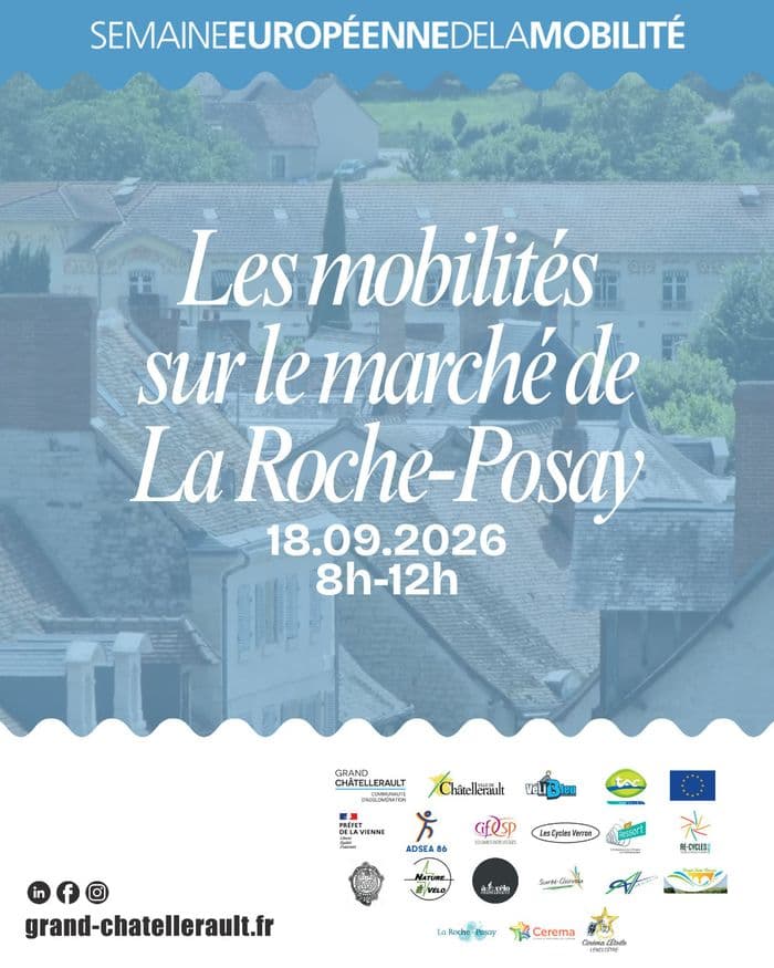 Les mobilités sur le marché de la Roche-Posay · photo 1