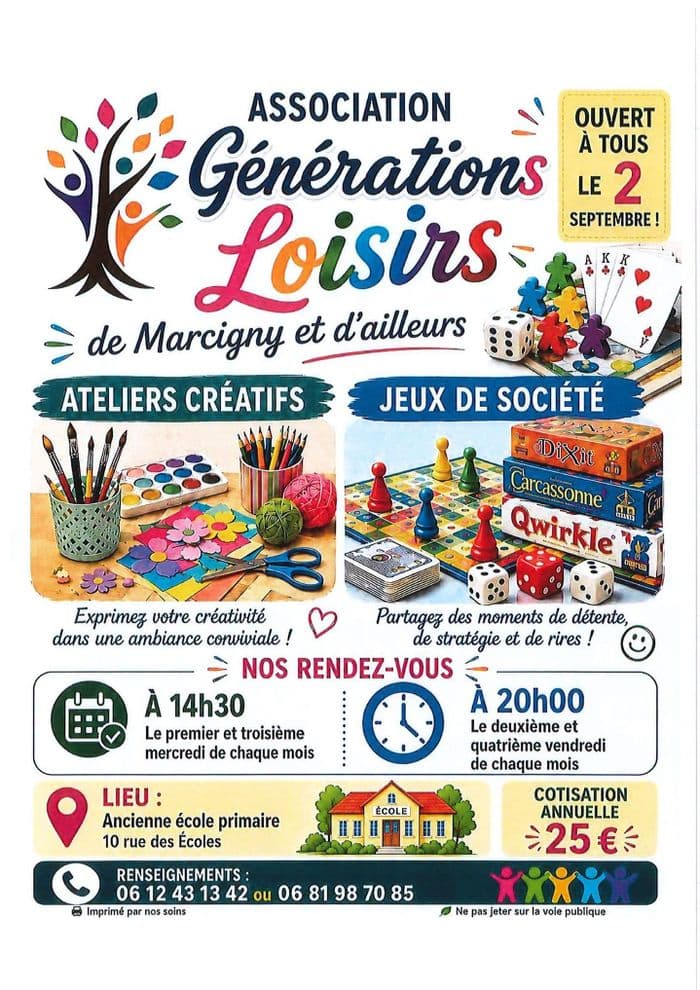 Ateliers générations loisirs · photo 1