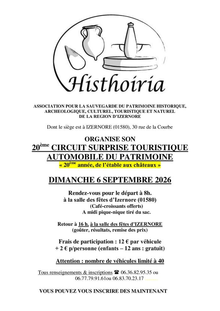 20e circuit surprise touristique automobile du Patrimoine · photo 1