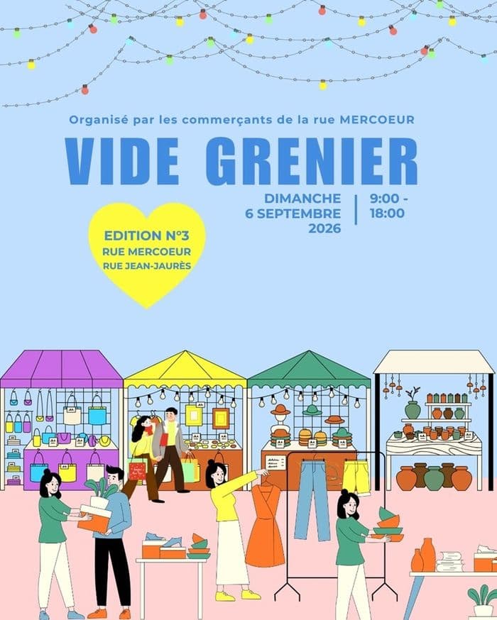 Vide-grenier rues Mercœur et Jean-Jaurès · photo 1