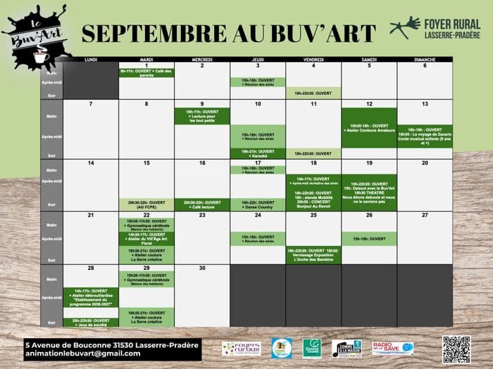 SEPTEMBRE au BUV'ART · photo 1
