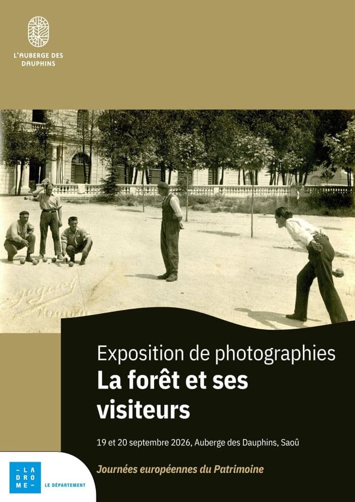Exposition de photographies d'archives - la forêt de Saoû et ses visiteurs · photo 1