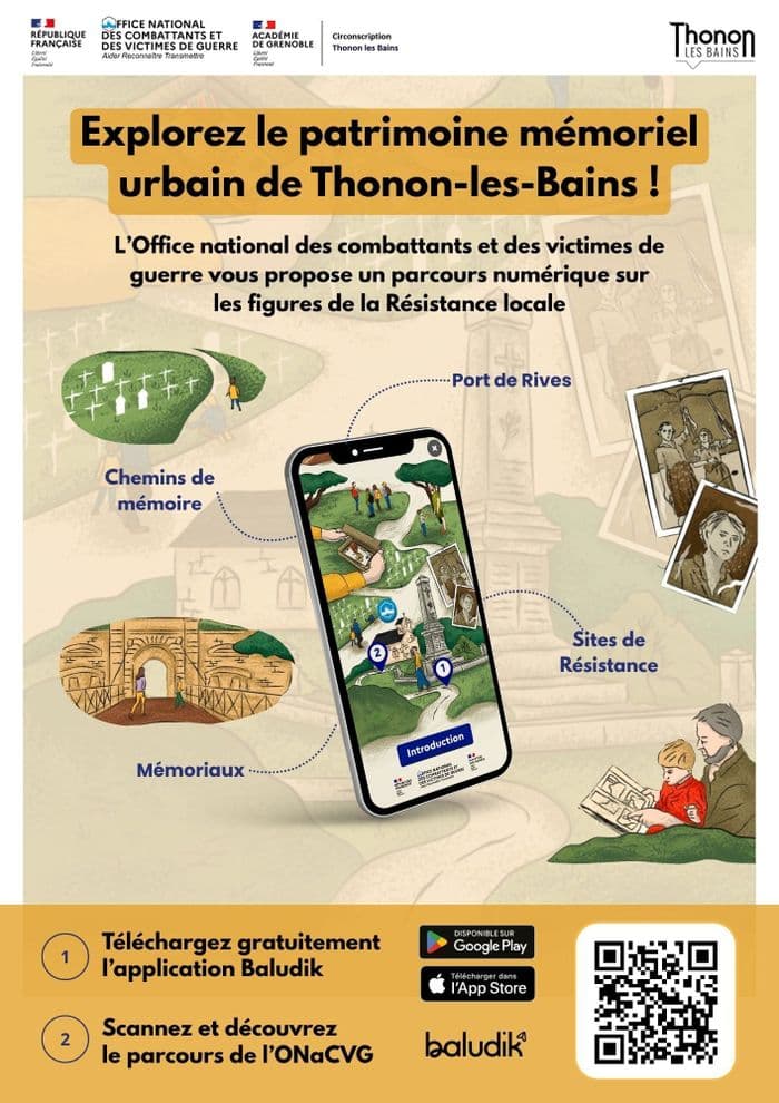 Parcours Baludik : Portraits de guerre à Thonon-les-Bains · photo 1