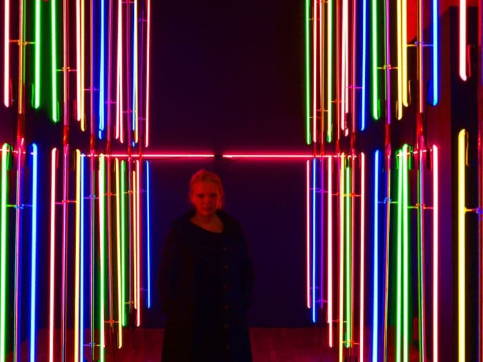 Inauguration de l'installation lumineuse DOUBLE ARCH – ELEMENTS X de l'artiste Anne Katrine Senstad · photo 1