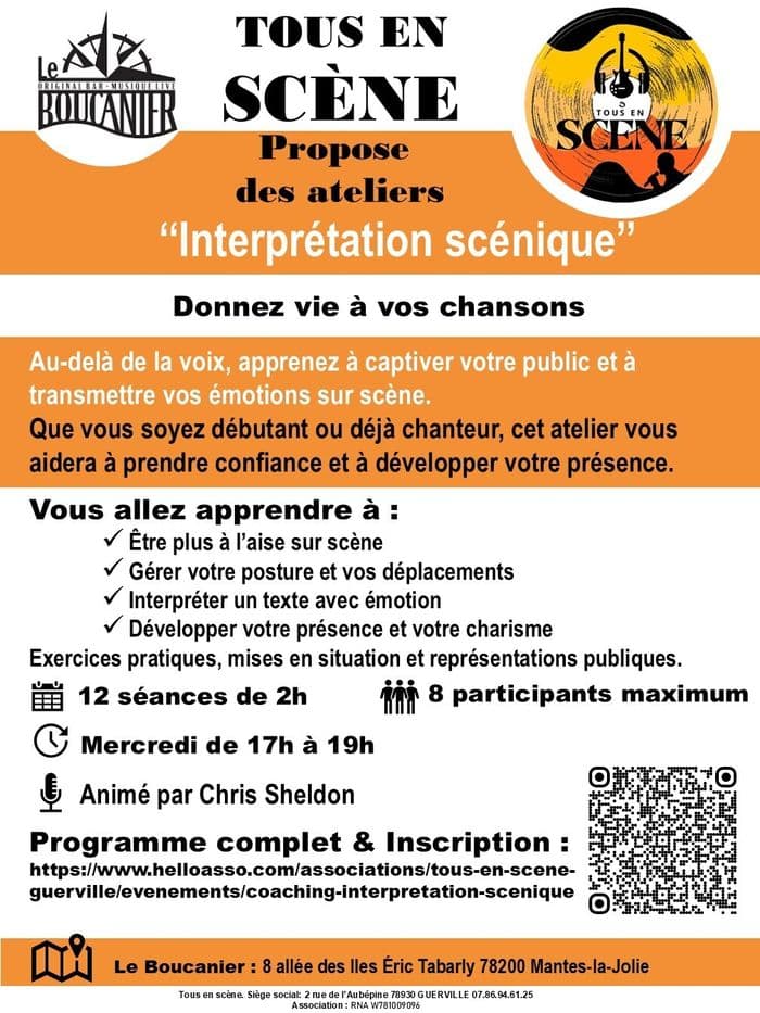 Tous en scène propose l'atelier - Interprétation scénique · photo 1
