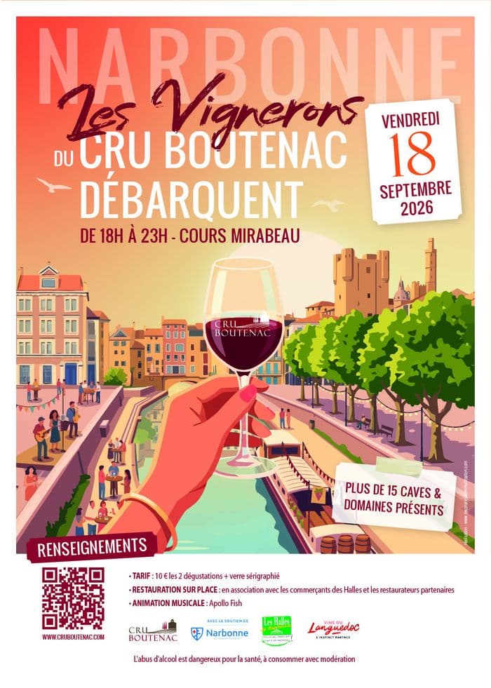 LES VIGNERONS DU CRU BOUTENAC DEBARQUENT A NARBONNE · photo 1
