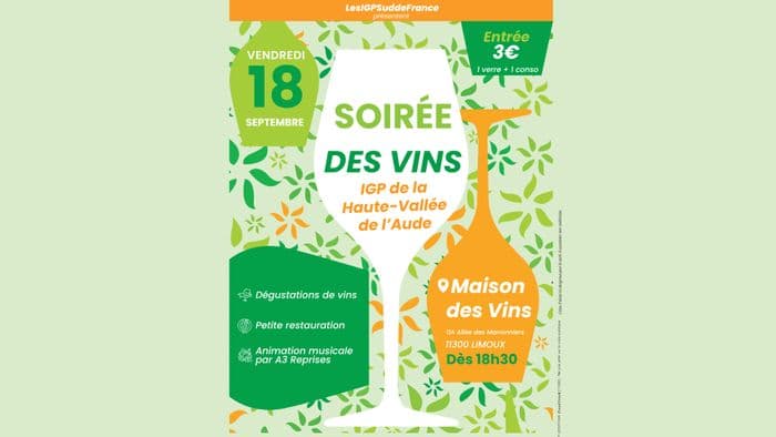 Soirée de l'IGP Haute Vallée de l'Aude · photo 1