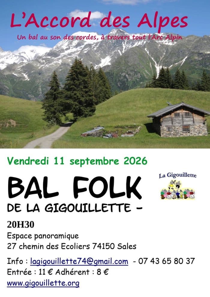 Bal Folk à Sales avec l'Accord des Alpes et la Gigouillette · photo 1
