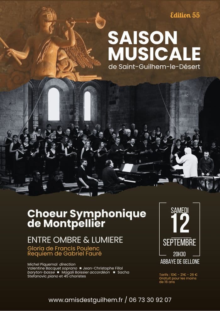 Choeur Symphonique de Montpellier "Entre ombre et lumière" · photo 1