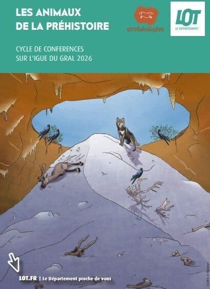Conférence archéologique – Les herbivores de la dernière glaciation : apport des découvertes dans l’igue du Gral et en Q · photo 1