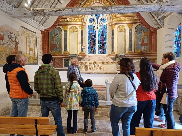 Les peintures murales de la chapelle Saint-Clément d'Elven · photo 1