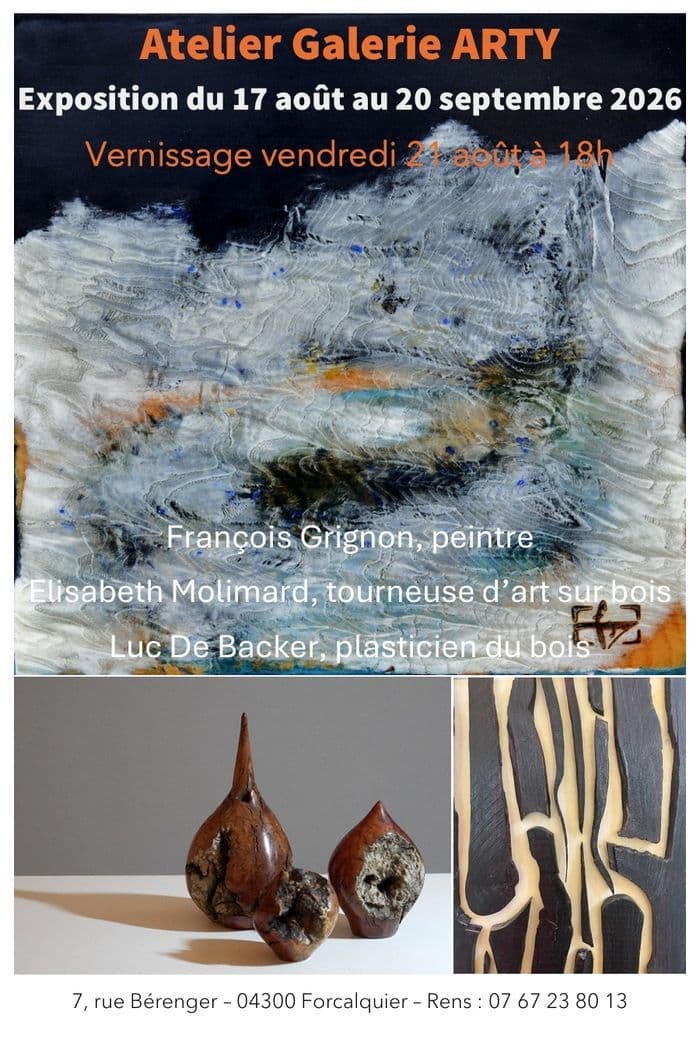 Exposition autour du matériau bois, 3 artistes, 3 univers · photo 1