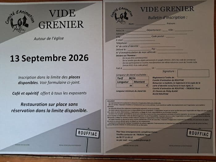 Vide grenier · photo 1