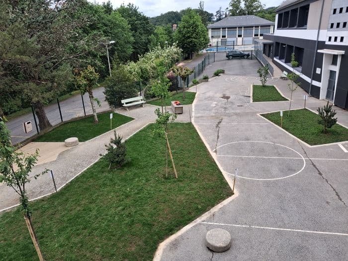 Visite-projet : végétalisation des cours d’écoles · photo 1