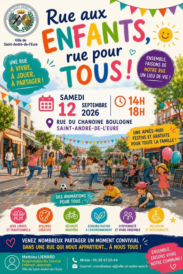 Rue aux enfants, rue pour tous à Saint-André-de-l'Eure (27) · photo 1