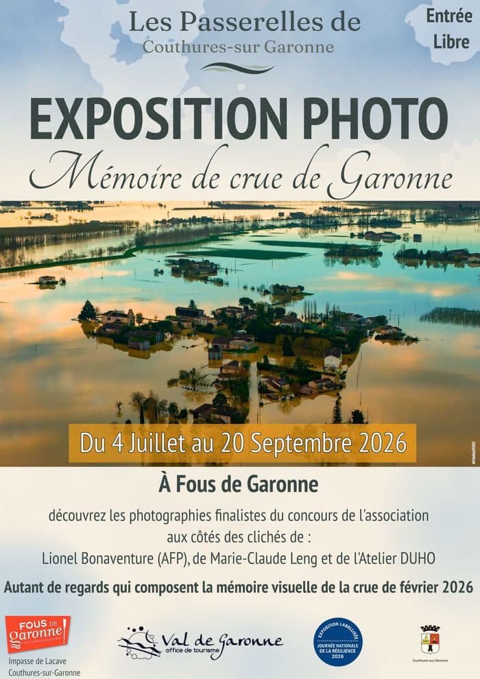[Visite commentée] Exposition Photo : Mémoire de crue de Garonne · photo 1