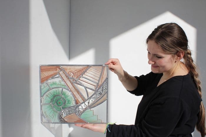 Ré-imaginer le vitrail dans mon atelier près d'Évian et de Thonon · photo 1