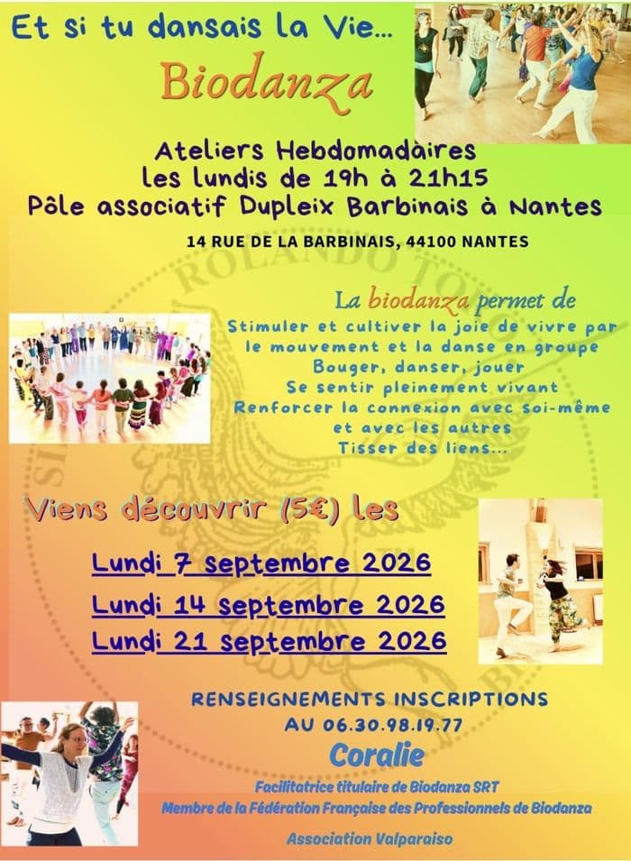 Ateliers découvertes de Biodanza · photo 1