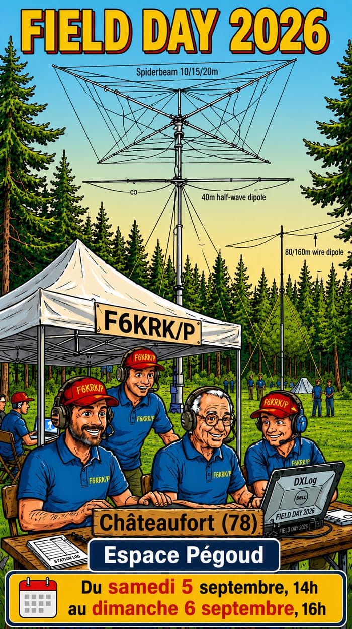 Le Radio Club F6KRK remet le couvert à Châteaufort : un Field Day 2026 plus ambitieux que jamais ! · photo 1