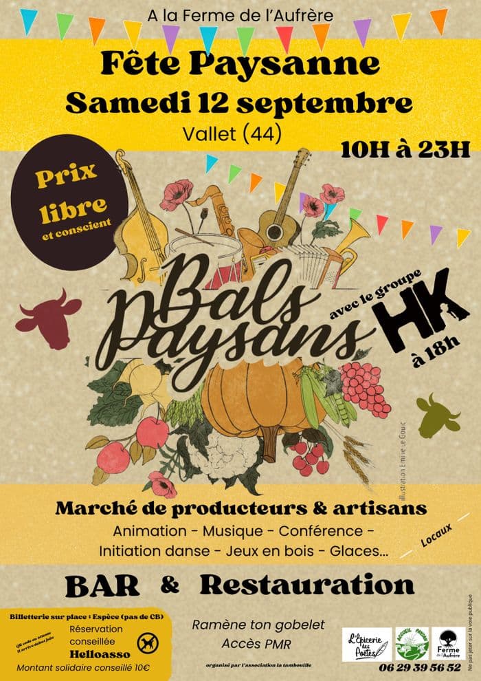 12 septembre 2026 - Bal paysan avec HK à Vallet (44) · photo 1