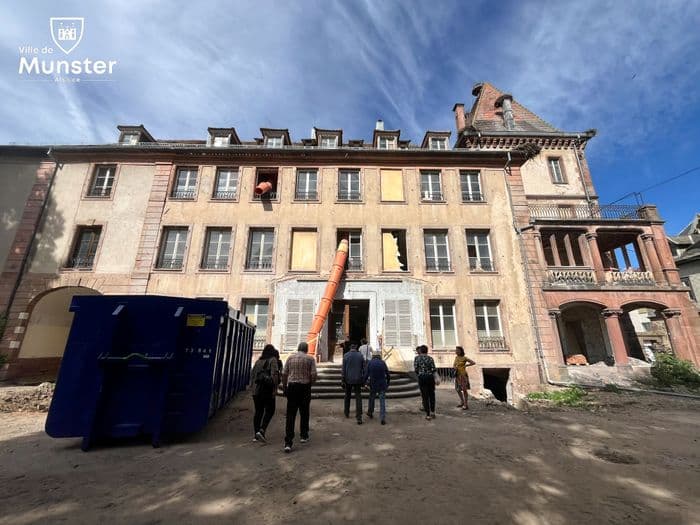 Visite du chantier du Batial/couvent · photo 1