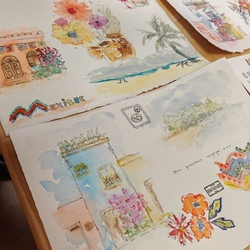 Carnet de voyage en aquarelle · photo 1