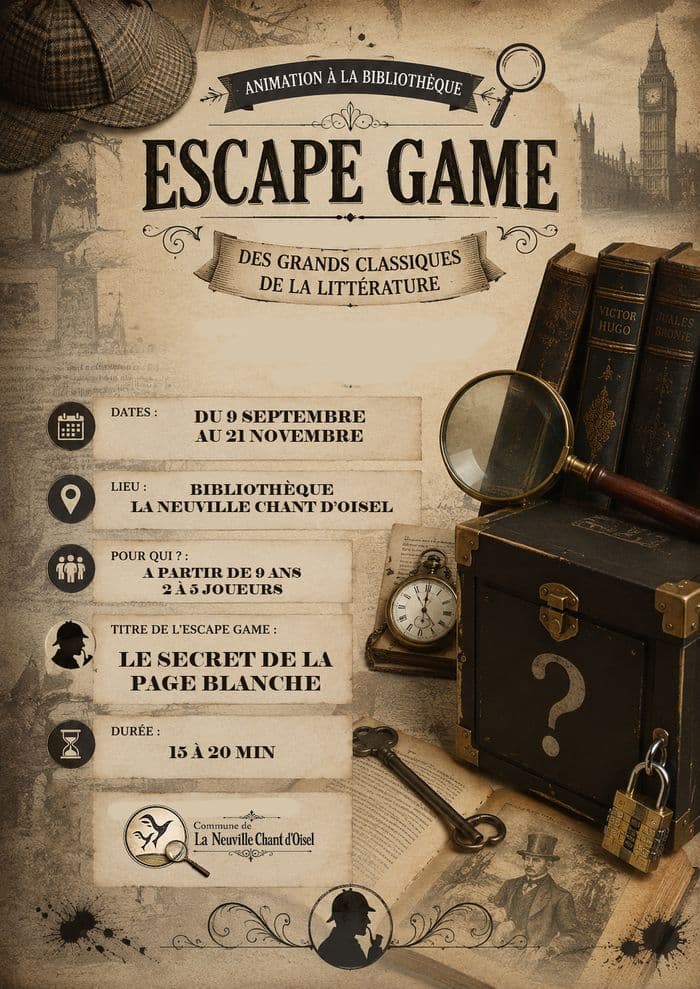 Escape Game "Le secret de la page blanche" · photo 1