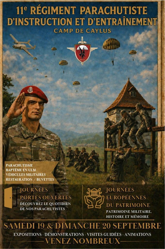 Journées européennes du patrimoine et portes ouvertes au camp militaire de Caylus · photo 1